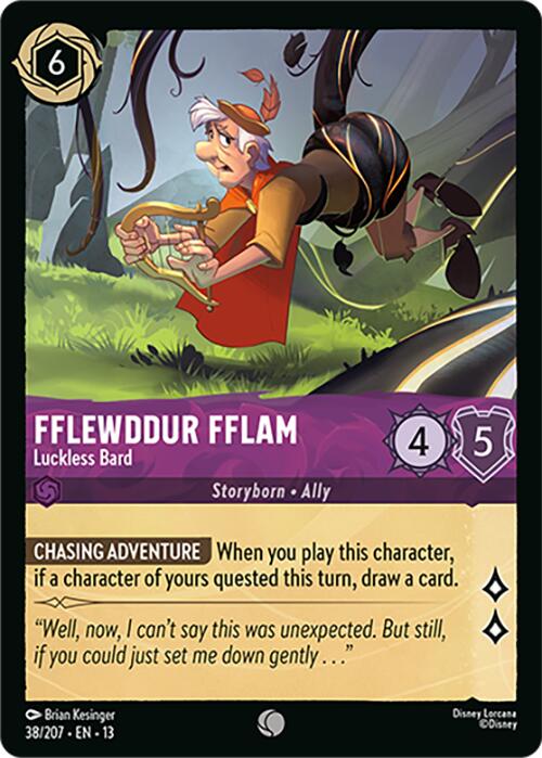 Fflewddur Fflam - Luckless Bard (38/204) [Attack of the Vine!] | I Want That Stuff Brandon