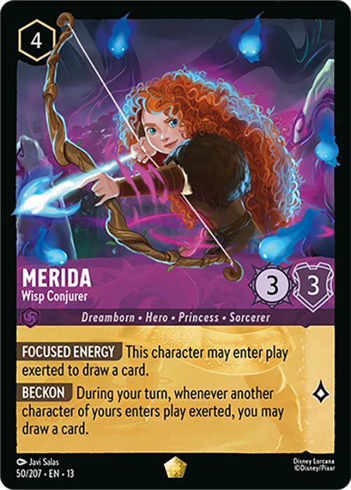 Merida - Wisp Conjurer (50/204) [Attack of the Vine!] | I Want That Stuff Brandon