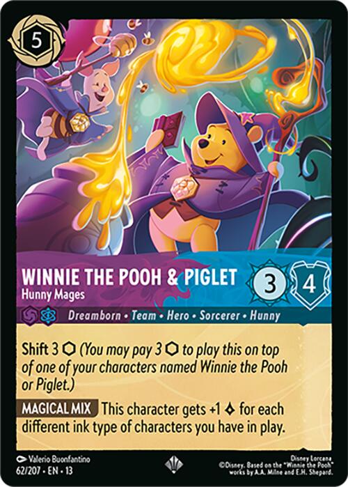 Winnie the Pooh & Piglet - Hunny Mages (62/204) [Attack of the Vine!] | I Want That Stuff Brandon