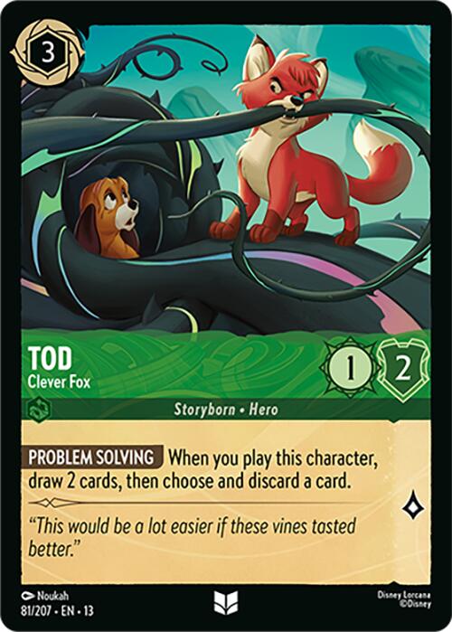 Tod - Clever Fox (81/204) [Attack of the Vine!] | I Want That Stuff Brandon