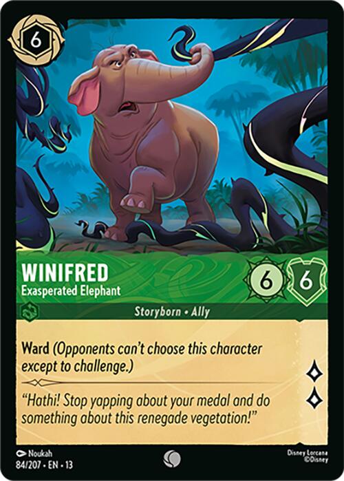 Winifred - Exasperated Elephant (84/204) [Attack of the Vine!] | I Want That Stuff Brandon
