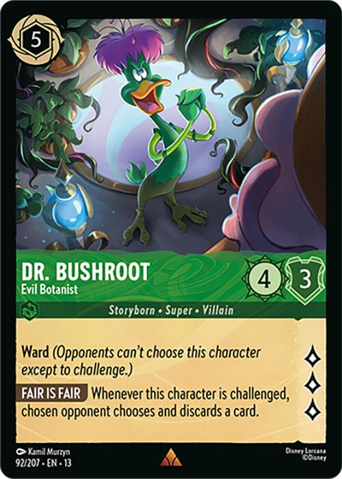 Dr. Bushroot - Evil Botanist (92/204) [Attack of the Vine!] | I Want That Stuff Brandon
