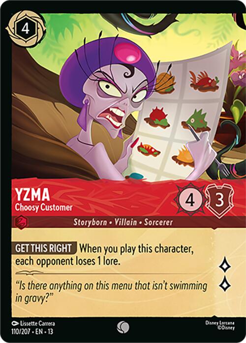 Yzma - Choosy Customer (Foil) (110/204) [Attack of the Vine!] | I Want That Stuff Brandon