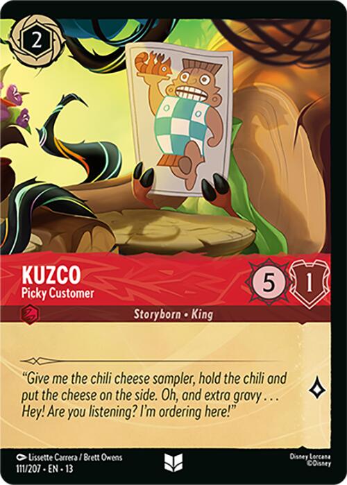 Kuzco - Picky Customer (Foil) (111/204) [Attack of the Vine!] | I Want That Stuff Brandon