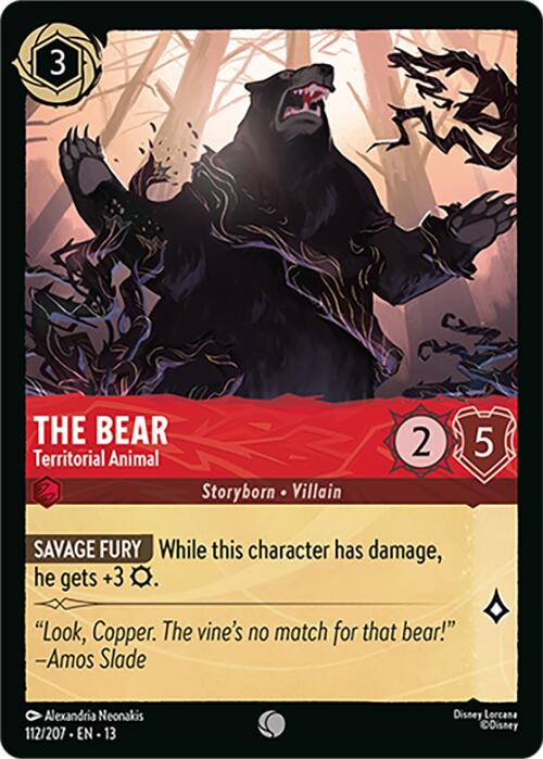 The Bear - Territorial Animal (112/204) [Attack of the Vine!] | I Want That Stuff Brandon