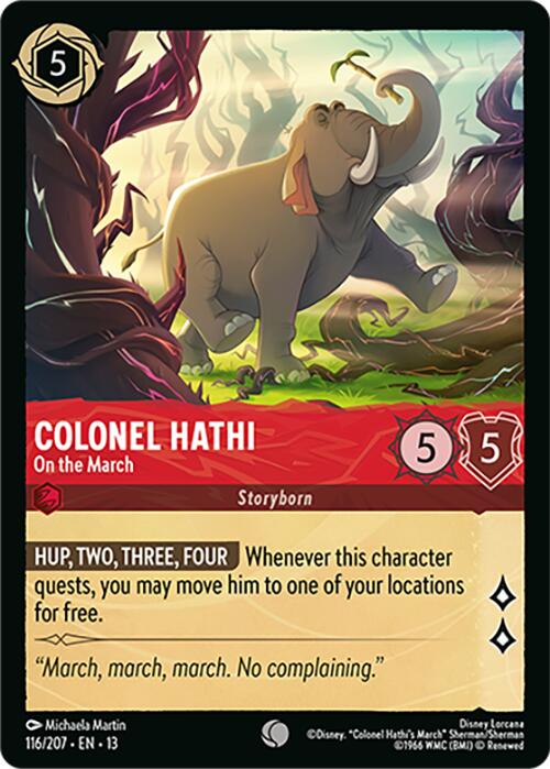 Colonel Hathi - On the March (116/204) [Attack of the Vine!] | I Want That Stuff Brandon