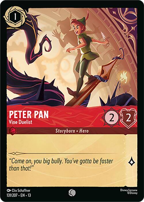 Peter Pan - Vine Duelist (131/204) [Attack of the Vine!] | I Want That Stuff Brandon