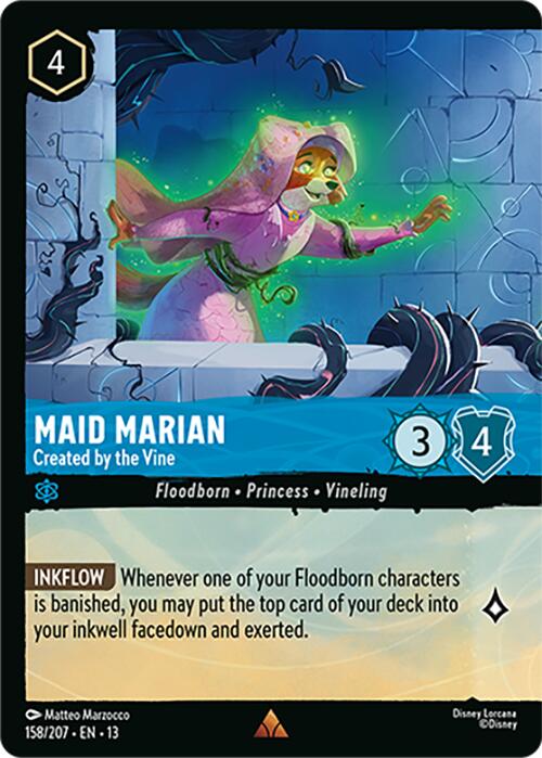 Maid Marian - Created by the Vine (Foil) (158/204) [Attack of the Vine!] | I Want That Stuff Brandon
