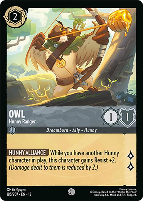 Owl - Hunny Ranger (185/204) [Attack of the Vine!] | I Want That Stuff Brandon