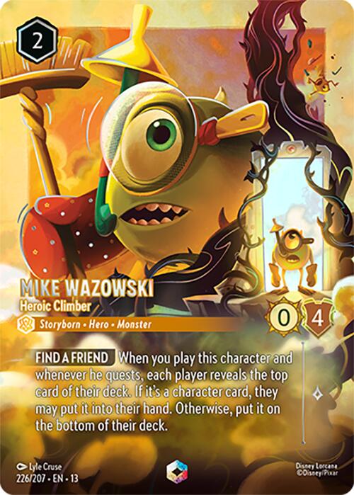 Mike Wazowski - Heroic Climber (Enchanted) (226/204) [Attack of the Vine!] | I Want That Stuff Brandon