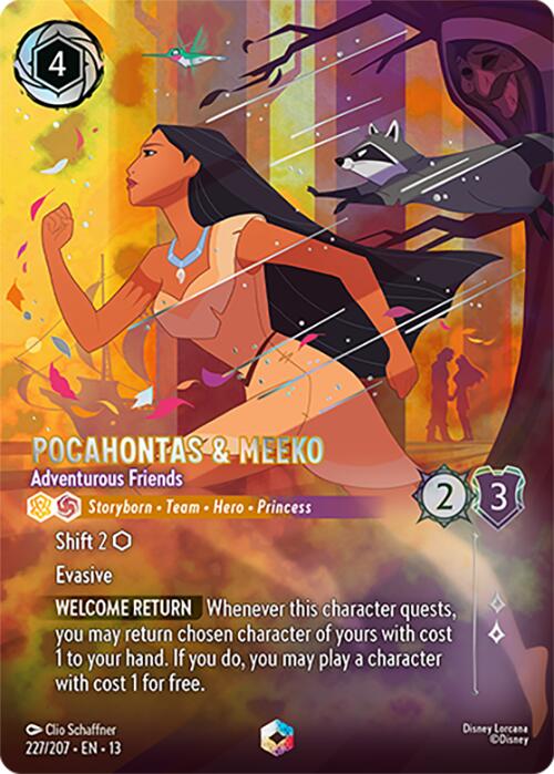 Pocahontas & Meeko - Adventurous Friends (Enchanted) (227/204) [Attack of the Vine!] | I Want That Stuff Brandon