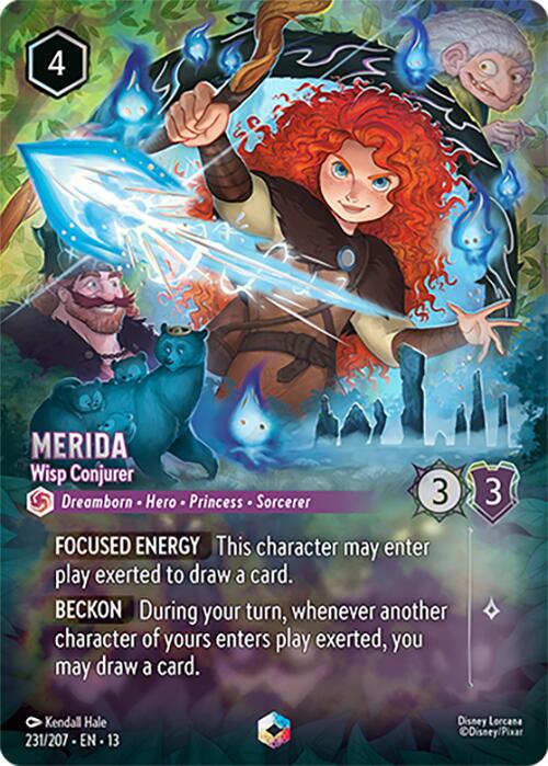 Merida - Wisp Conjurer (Enchanted) (231/204) [Attack of the Vine!] | I Want That Stuff Brandon