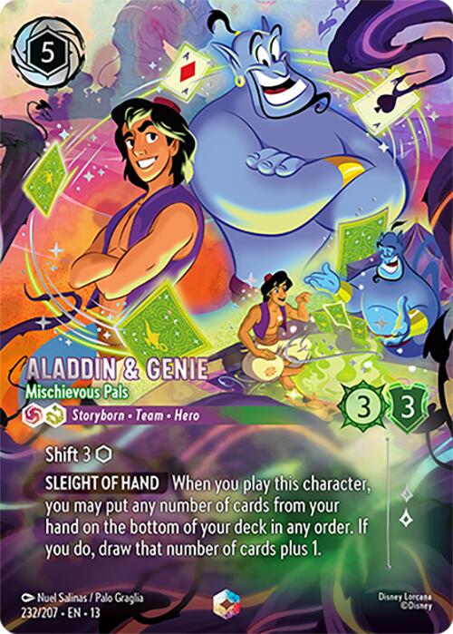 Aladdin & Genie - Mischievous Pals (Enchanted) (232/204) [Attack of the Vine!] | I Want That Stuff Brandon