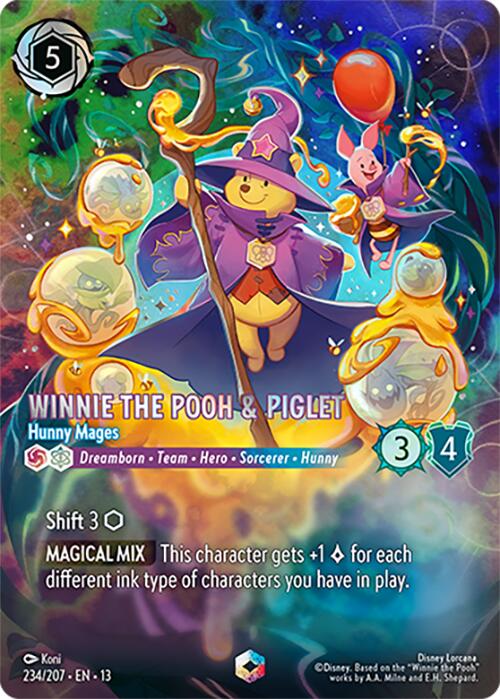 Winnie the Pooh & Piglet - Hunny Mages (Enchanted) (234/204) [Attack of the Vine!] | I Want That Stuff Brandon