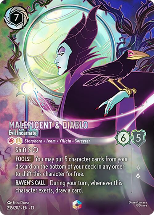 Maleficent & Diablo - Evil Incarnate (Enchanted) (235/204) [Attack of the Vine!] | I Want That Stuff Brandon