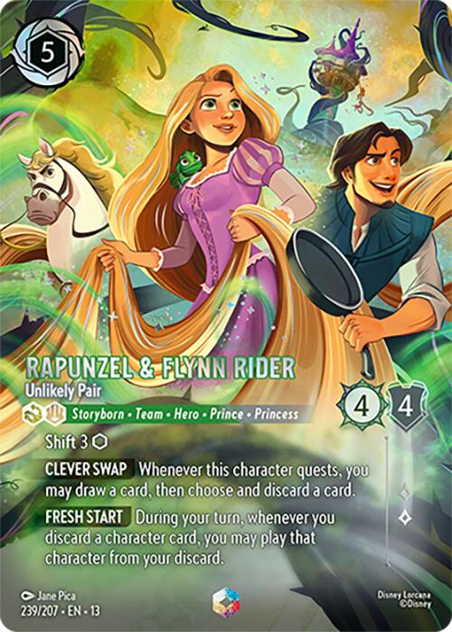 Rapunzel & Flynn Rider - Unlikely Pair (Enchanted) (239/204) [Attack of the Vine!] | I Want That Stuff Brandon