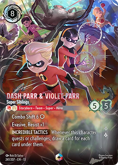 Dash Parr & Violet Parr - Super Siblings (Enchanted) (241/204) [Attack of the Vine!] | I Want That Stuff Brandon