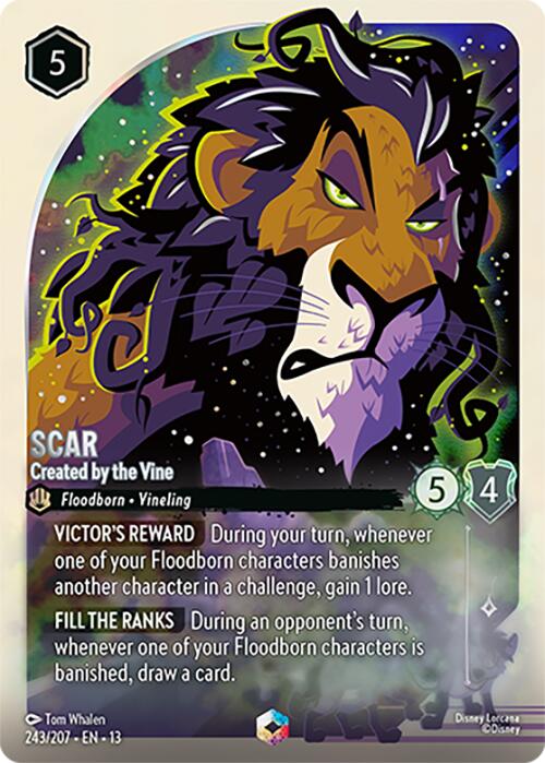 Scar - Created by the Vine (Enchanted) (243/204) [Attack of the Vine!] | I Want That Stuff Brandon