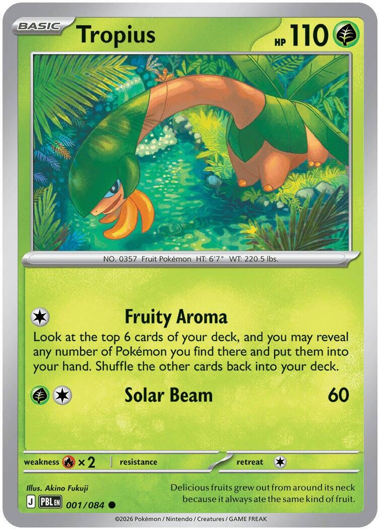 Tropius (001/084) [Mega Evolution: Pitch Black] | I Want That Stuff Brandon