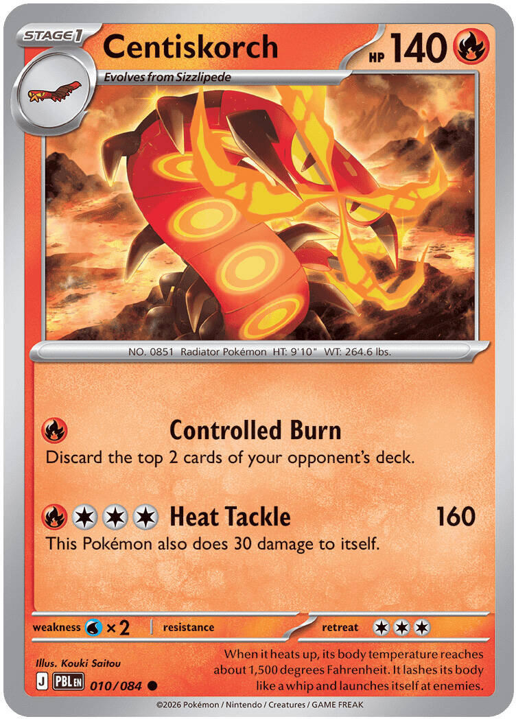 Centiskorch (010/084) [Mega Evolution: Pitch Black] | I Want That Stuff Brandon