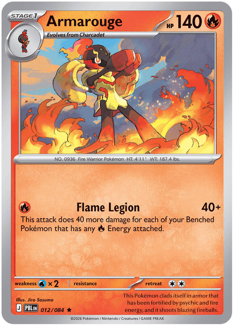 Armarouge (012/084) [Mega Evolution: Pitch Black] | I Want That Stuff Brandon