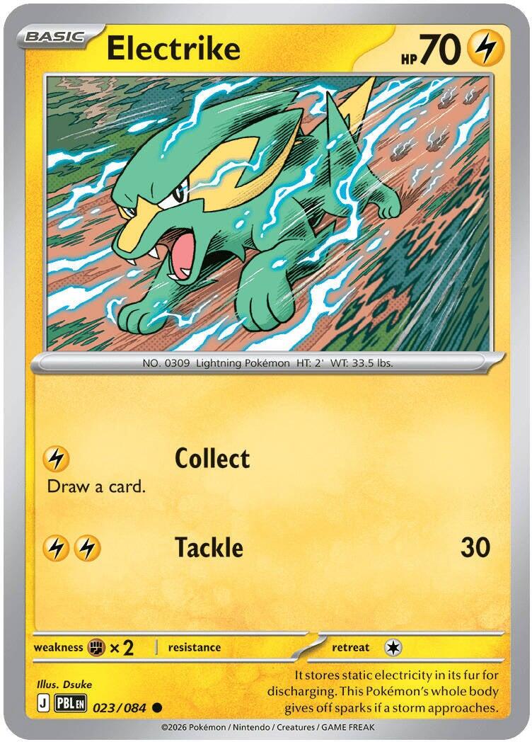 Electrike (023/084) [Mega Evolution: Pitch Black] | I Want That Stuff Brandon