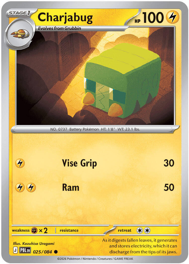 Charjabug (025/084) [Mega Evolution: Pitch Black] | I Want That Stuff Brandon