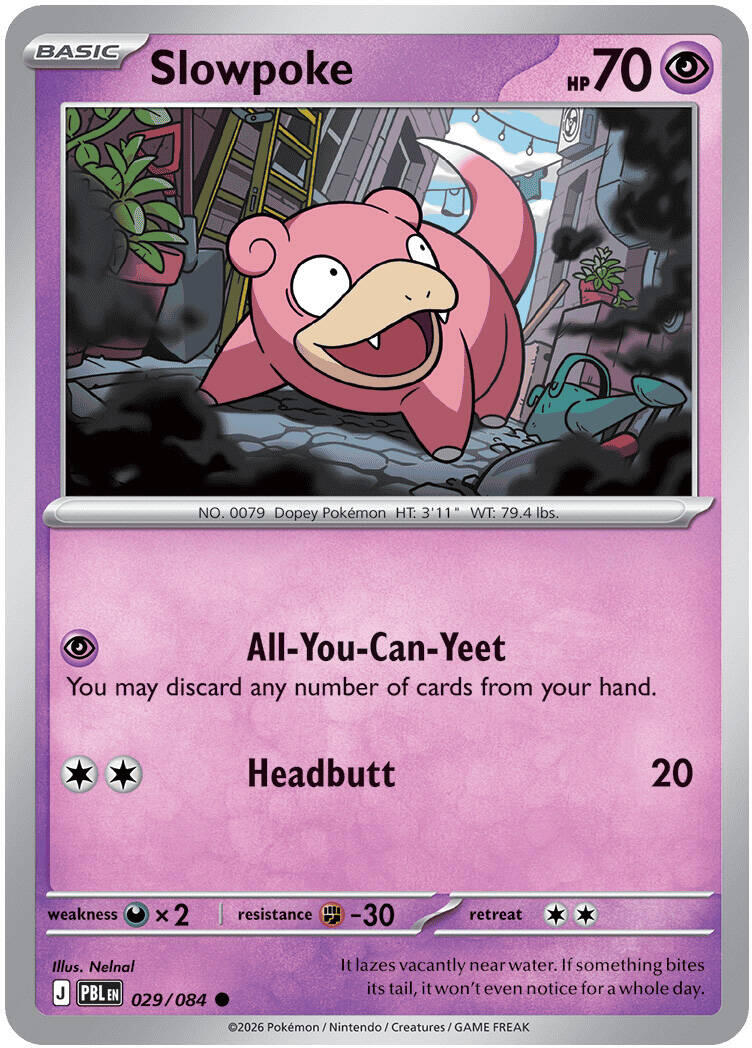Slowpoke (029/084) [Mega Evolution: Pitch Black] | I Want That Stuff Brandon