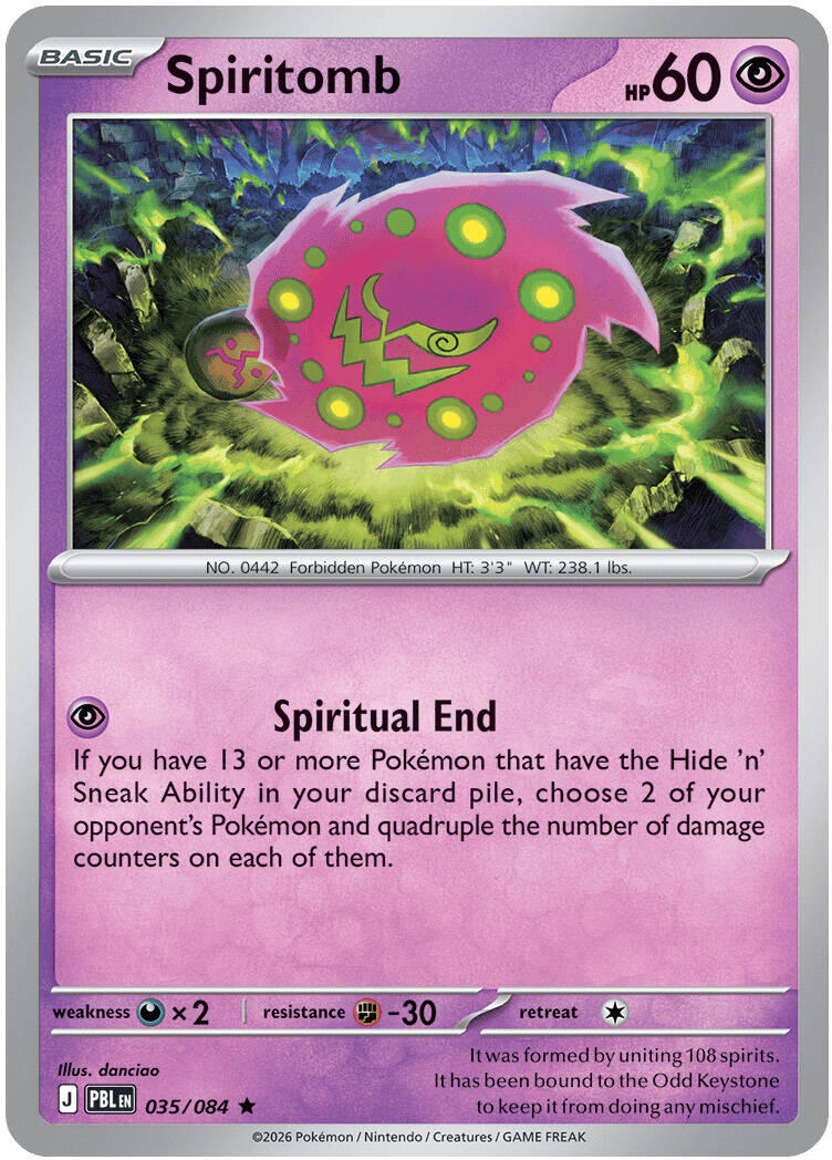 Spiritomb (035/084) [Mega Evolution: Pitch Black] | I Want That Stuff Brandon