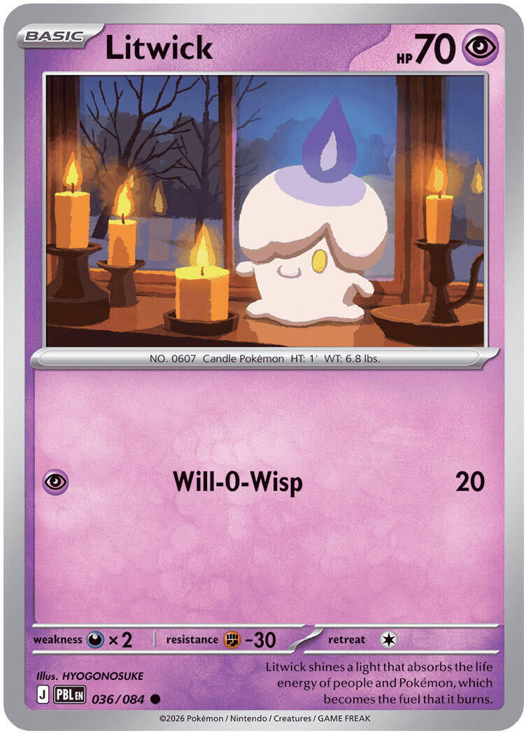 Litwick (036/084) [Mega Evolution: Pitch Black] | I Want That Stuff Brandon