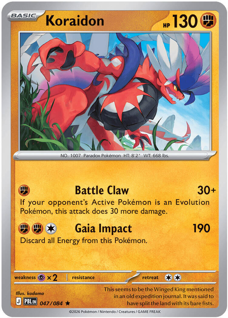 Koraidon (047/084) [Mega Evolution: Pitch Black] | I Want That Stuff Brandon