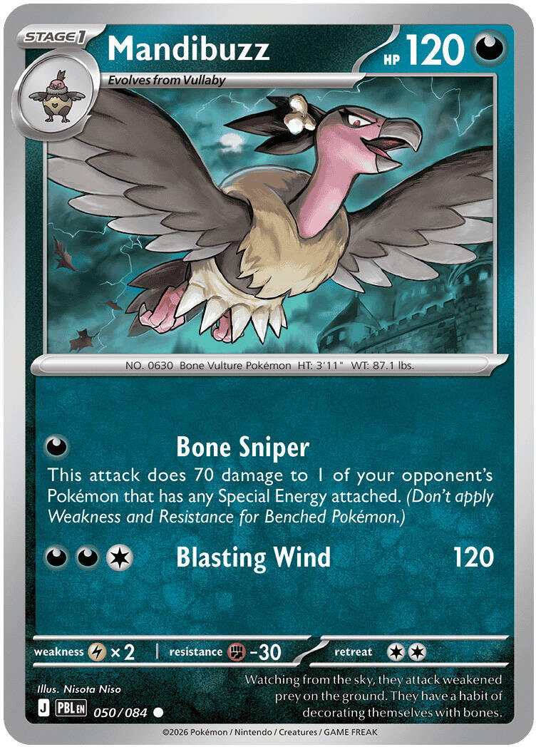 Mandibuzz (050/084) [Mega Evolution: Pitch Black] | I Want That Stuff Brandon
