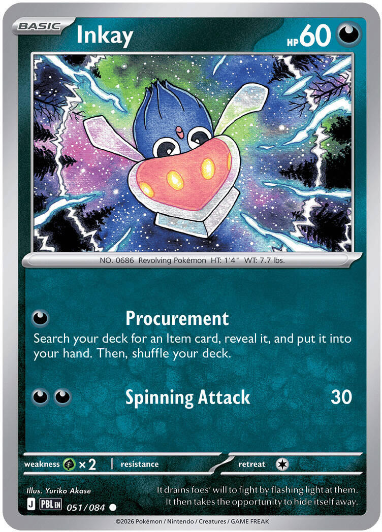 Inkay (051/084) [Mega Evolution: Pitch Black] | I Want That Stuff Brandon