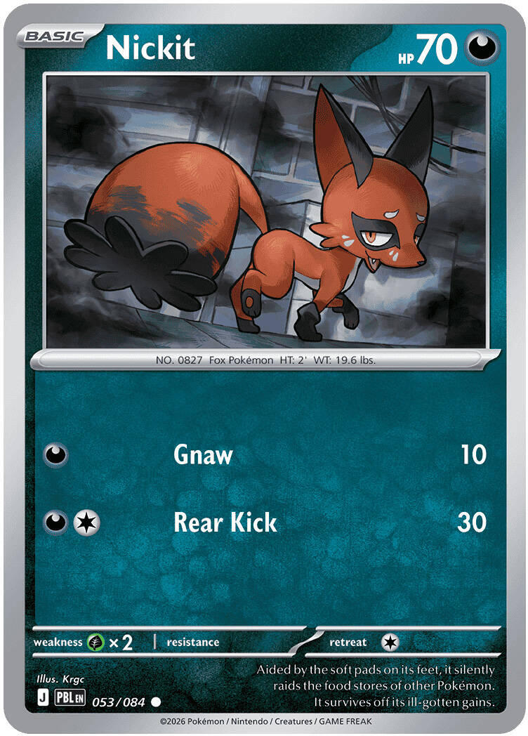 Nickit (053/084) [Mega Evolution: Pitch Black] | I Want That Stuff Brandon