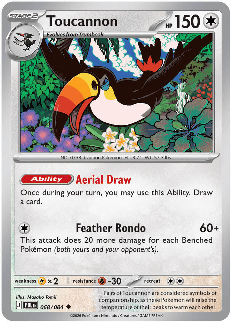Toucannon (068/084) [Mega Evolution: Pitch Black] | I Want That Stuff Brandon