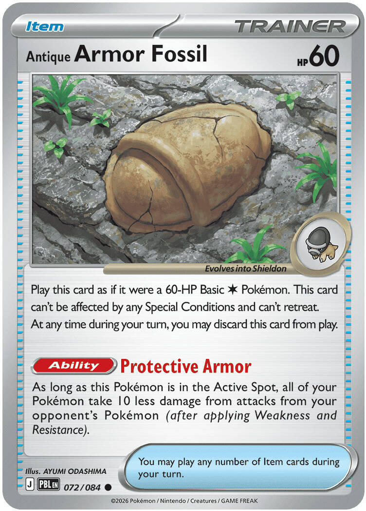 Antique Armor Fossil (072/084) [Mega Evolution: Pitch Black] | I Want That Stuff Brandon
