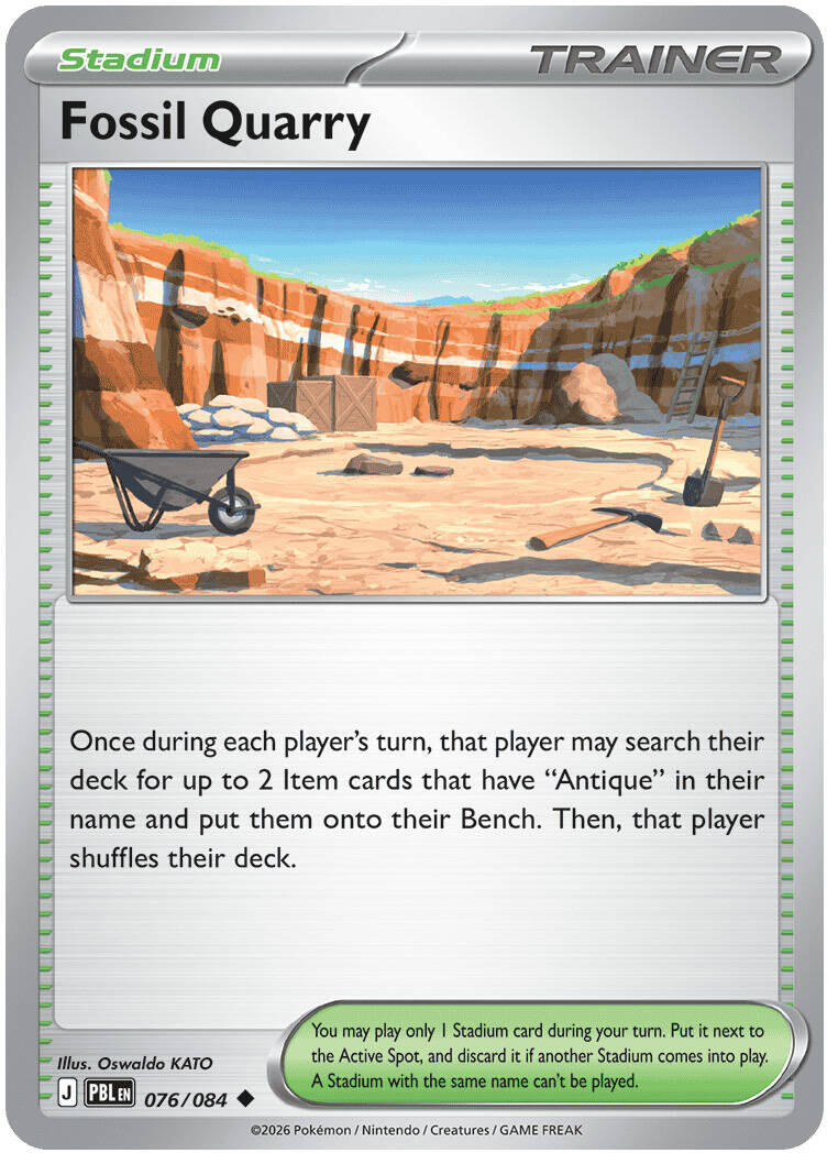 Fossil Quarry (076/084) [Mega Evolution: Pitch Black] | I Want That Stuff Brandon