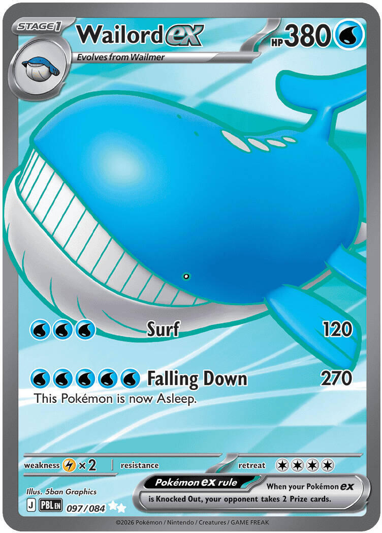 Wailord ex (097/084) [Mega Evolution: Pitch Black] | I Want That Stuff Brandon