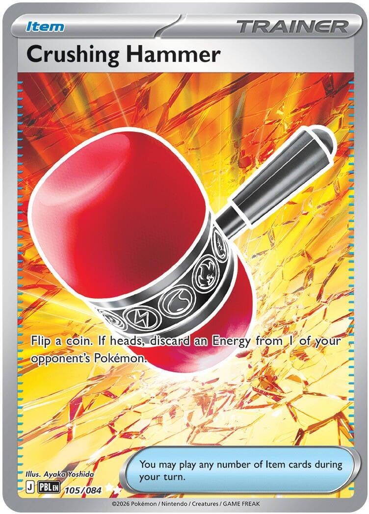 Crushing Hammer (105/084) [Mega Evolution: Pitch Black] | I Want That Stuff Brandon