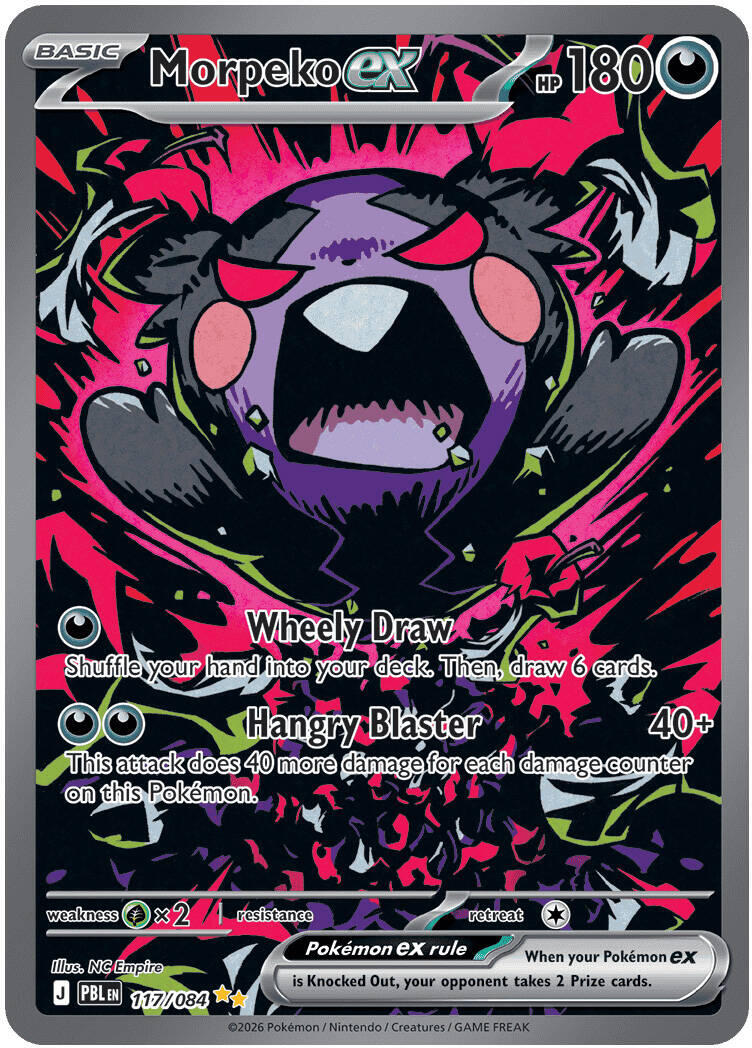 Morpeko ex (117/084) [Mega Evolution: Pitch Black] | I Want That Stuff Brandon