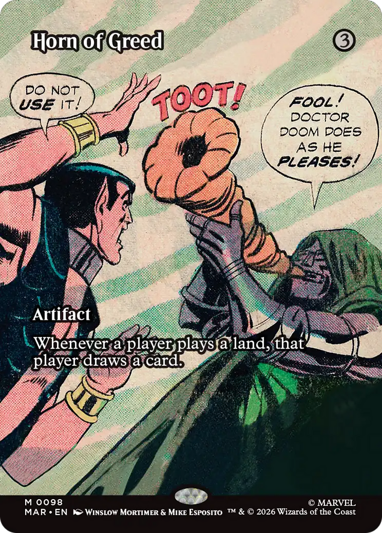 Horn of Greed (Borderless) [Marvel Universe: Eternal-Legal] | I Want That Stuff Brandon