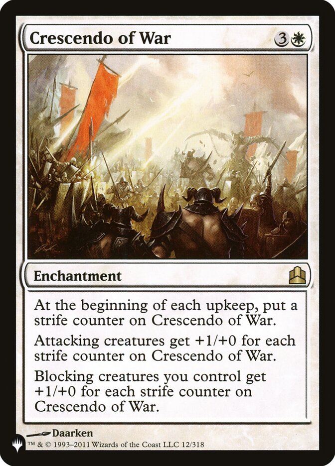 Crescendo of War [The List] | I Want That Stuff Brandon