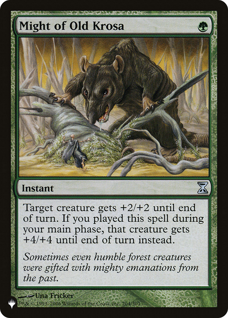 Might of Old Krosa [The List Reprints] | I Want That Stuff Brandon