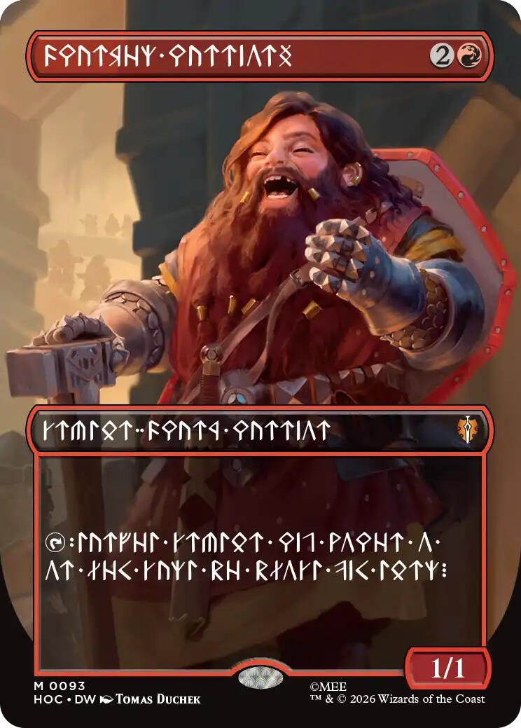 Dwarven Warriors (Borderless) (Dwarvish) [The Hobbit: Eternal-Legal] | I Want That Stuff Brandon