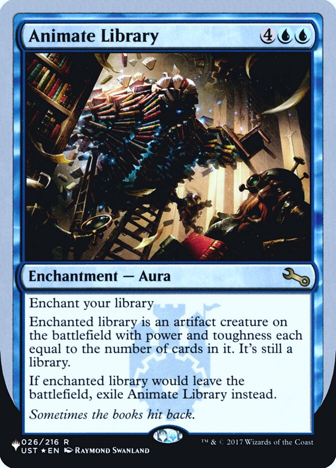 Animate Library (Unfinity Foil Edition) [The List] | I Want That Stuff Brandon