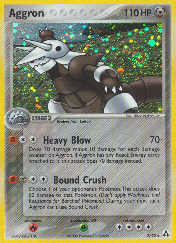 Aggron (2/92) [EX: Legend Maker] | I Want That Stuff Brandon