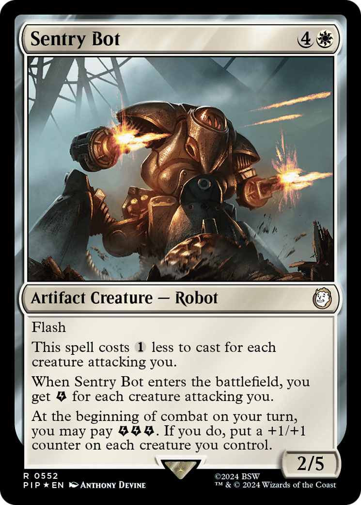 Sentry Bot (Surge Foil) [Fallout] | I Want That Stuff Brandon