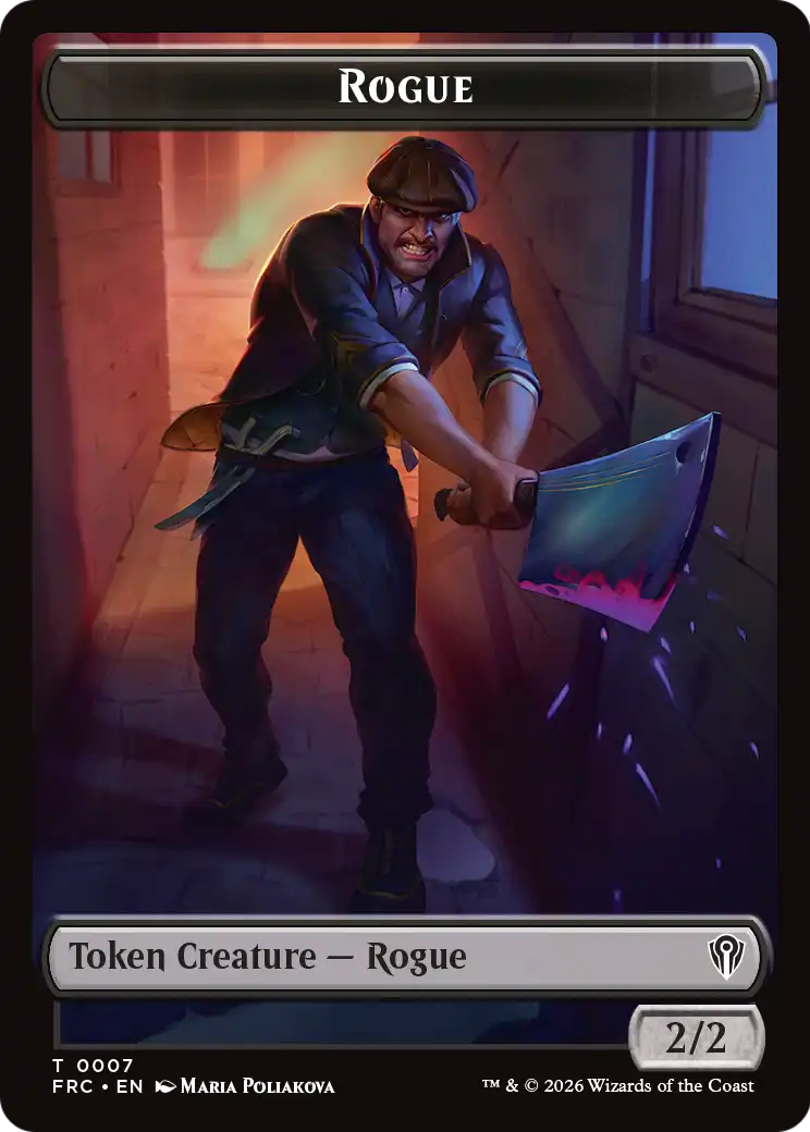 Insect // Rogue Double-Sided Token [Reality Fracture Commander Tokens] | I Want That Stuff Brandon