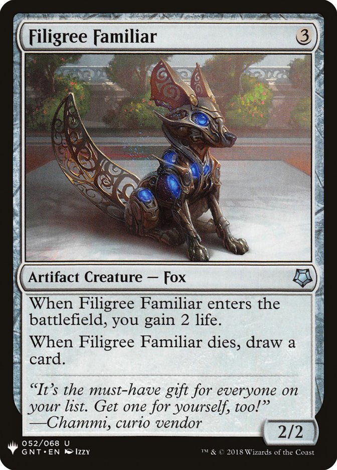 Filigree Familiar [Mystery Booster] | I Want That Stuff Brandon