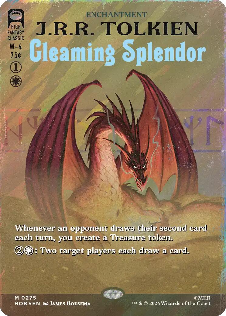 Gleaming Splendor (Borderless) (Surge Foil) [The Hobbit] | I Want That Stuff Brandon